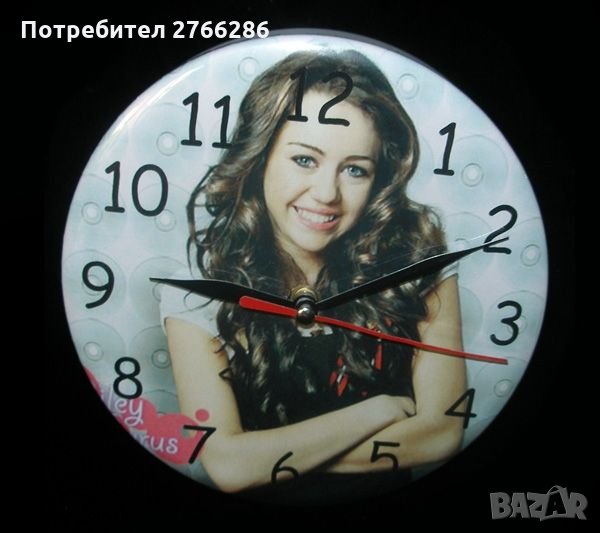 Часовник със снимка, надпис, снимка 1