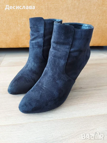 Дамски боти Paolo Bocelli от естествен велур номер 39, снимка 1