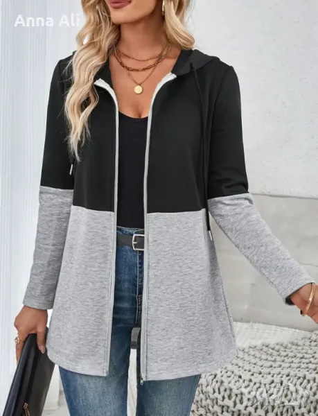 Пролетно горнище с качулка, снимка 1