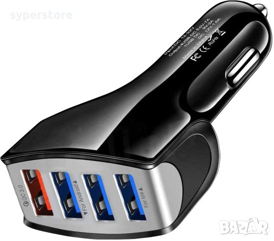 Зарядно 12-32V 4 USB порта 7А Fast Charge Digital One SP01044 изход от 5 до 12V, снимка 1