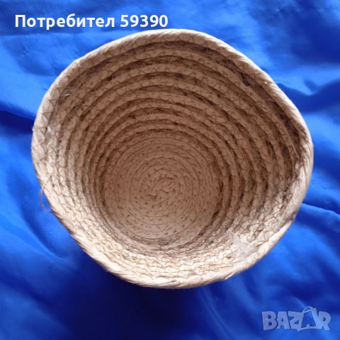 Малка кашпа от естествени материали , снимка 4 - Други - 39831336