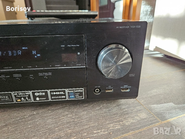Продавам стерео усилвател/ресийвър Pioneer VSX-528-K 5.1 Channel AV Receiver - Black, снимка 3 - Ресийвъри, усилватели, смесителни пултове - 54101221
