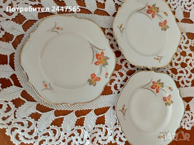 Антикварни порцеланови чинии, снимка 4 - Други ценни предмети - 47632428