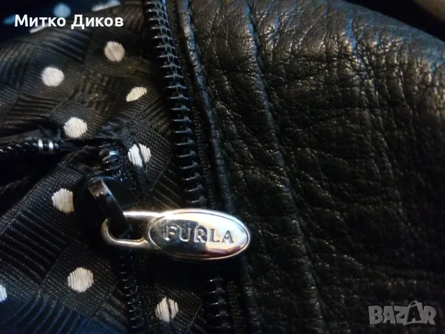 Furla маркова женска чанта като нова 37х30х20см естествена кожа оригинал сто процента, снимка 5 - Чанти - 55804327