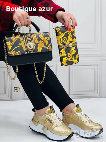 дамски висококачествени обувки, чанта и портмоне , снимка 11 - Чанти - 44768189