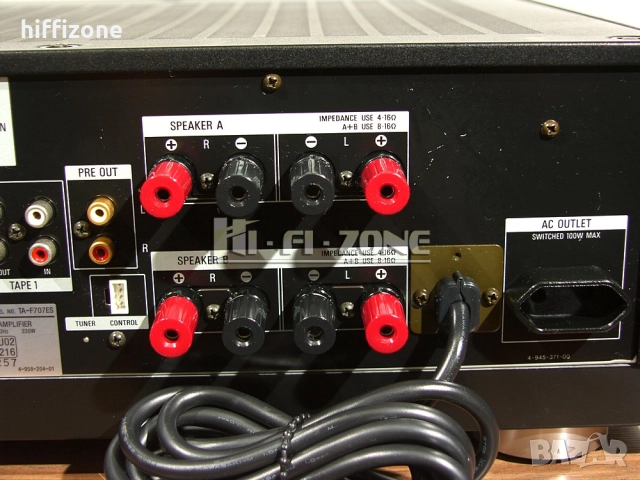 Усилвател  Sony ta-f707es /1 , снимка 10 - Ресийвъри, усилватели, смесителни пултове - 47997718