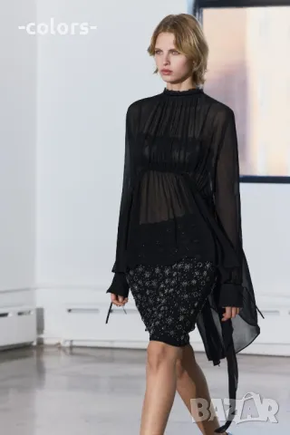 Асиметрична риза Zara, снимка 3 - Ризи - 50245954