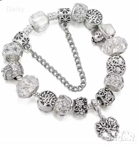 Гривни тип Пандора / Pandora с печат 925, снимка 14 - Гривни - 48874890