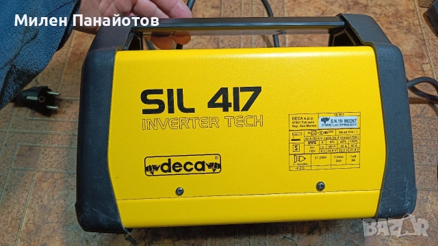 Инверторен електрожен DECA SIL 417 (реални 170 ампера), снимка 8 - Други инструменти - 53173383