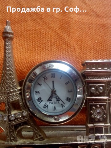 Визитник с часовник от Париж, снимка 4 - Колекции - 30261385