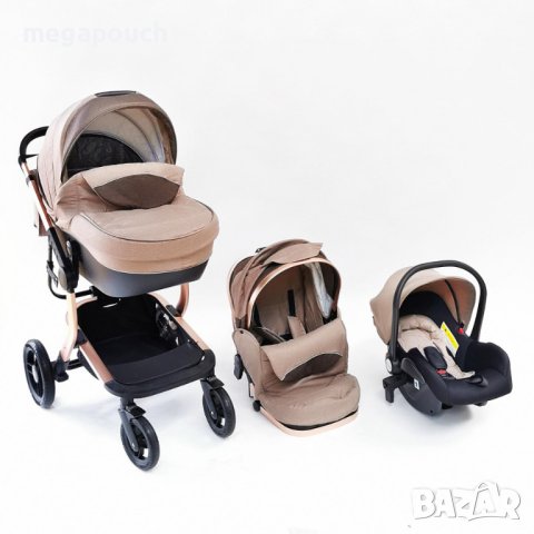 Мултифункционална бебешка количка Premium - 3 в 1 TEKNUM, L-Sun