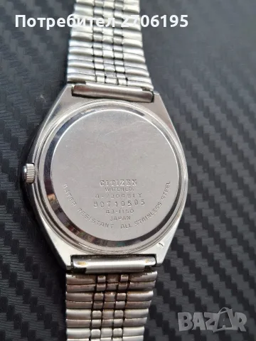 Винтидж Японски часовник Citizen , снимка 11 - Мъжки - 55969375