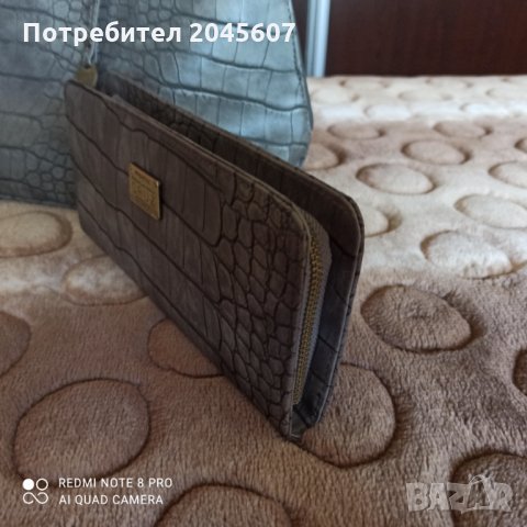 Продавам запазен комплект дамска чанта и портфейл Penelope&Monica Cruz, снимка 5 - Чанти - 31285500