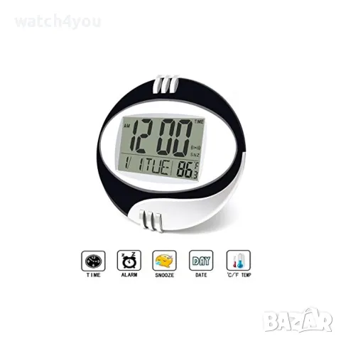 НОВ КАЧЕСТВЕН ДИГИТАЛЕН СТЕНЕН ЧАСОВНИК С ТЕМПЕРA. ЕЛЕКТРОННИ СТЕННИ ЧАСОВНИЦИ С ГОЛЕМИ ЦИФРИ, снимка 3 - Стенни часовници - 42254213