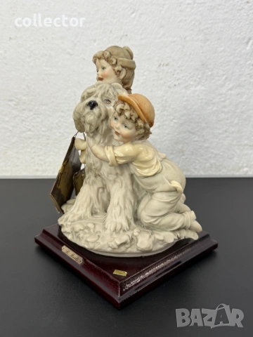 Италианска фигура Capodimonte скулптор Bruno Merli №8032, снимка 2 - Антикварни и старинни предмети - 53996627