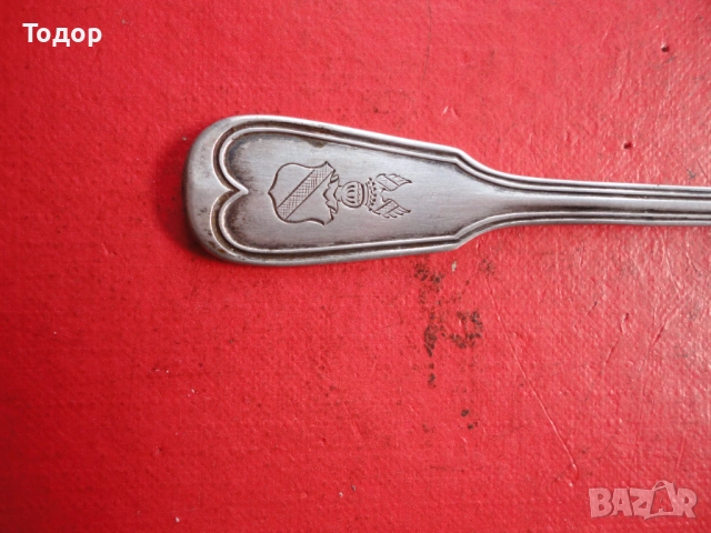 Сребърна лъжичка лъжица 20, снимка 6 - Други ценни предмети - 54086279