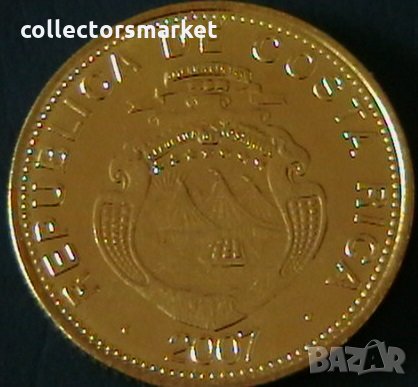 100 колона 2007, Коста Рика, снимка 2 - Нумизматика и бонистика - 32124339