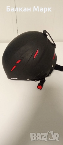 Нова ски каска Alpina Biom C (50–54 см) – Black Matt Red 🎿 , снимка 4 - Зимни спортове - 52399270