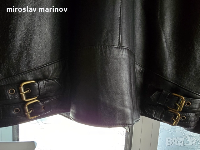 Продавам мъжко кожено яке , снимка 5 - Якета - 52788892