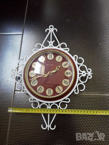 Стар стенен часовник -Янтар , снимка 11 - Антикварни и старинни предмети - 29668142