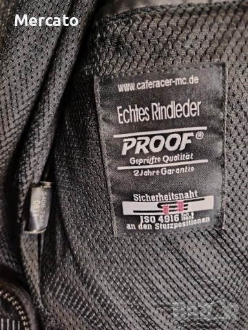 Кожено мото  яке стил "Cafe Racer" , снимка 14 - Аксесоари и консумативи - 52322705