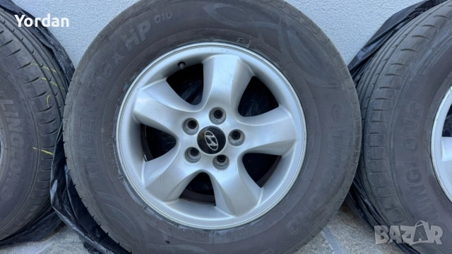 летни гуми с джанти за Хюндай , снимка 3 - Гуми и джанти - 51768292