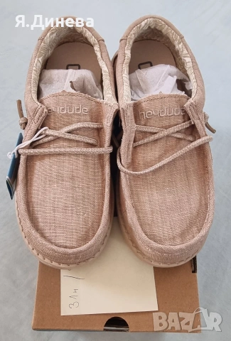 Детски мокасини за момче Hey Dude 31-32н, снимка 2 - Детски обувки - 54152314