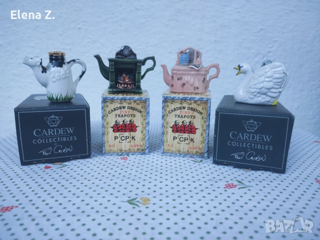 Колекционерски чайници- орнаменти Paul Cardew, снимка 5 - Колекции - 52798508