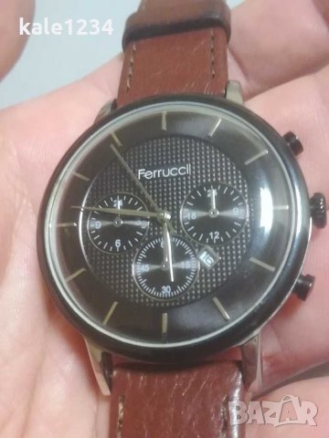 Мъжки часовник. Ferrucci. Кварцов часовник. Vintage watch. Класически модел. , снимка 7 - Мъжки - 31455754
