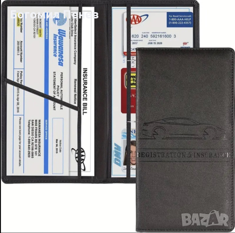 Калъф за автомобилни документи, снимка 2 - Калъфи, кейсове - 44934898