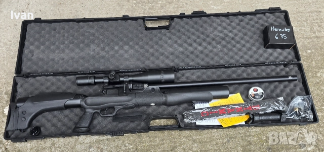 Hatsan Hercules 666 PCP 6,35мм въздушна пушка, снимка 8 - Въздушно оръжие - 52706512