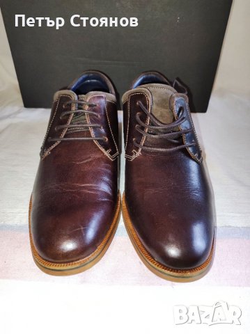 Стилни мъжки обувки от естествена кожа Oliver Jacob №43, снимка 4 - Официални обувки - 37760318