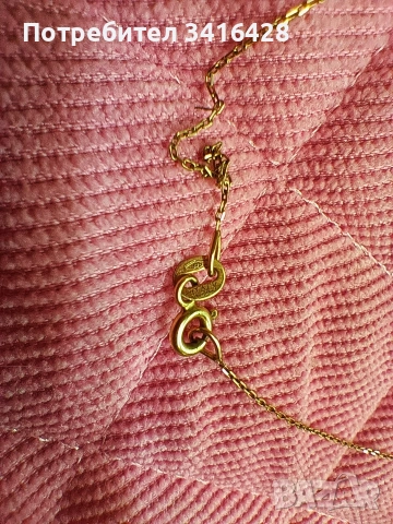 Винтидж златно колие, снимка 4 - Колиета, медальони, синджири - 54230646