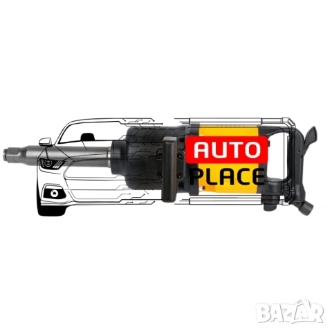 Пневматичен ударен гайковерт с дълъг шпиндел 1″ 3480 Nm JCB, снимка 3 - Други инструменти - 54049032