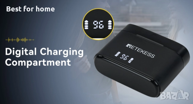 Комплект безжични микрофони Retekess TG103, снимка 11 - Микрофони - 52901760