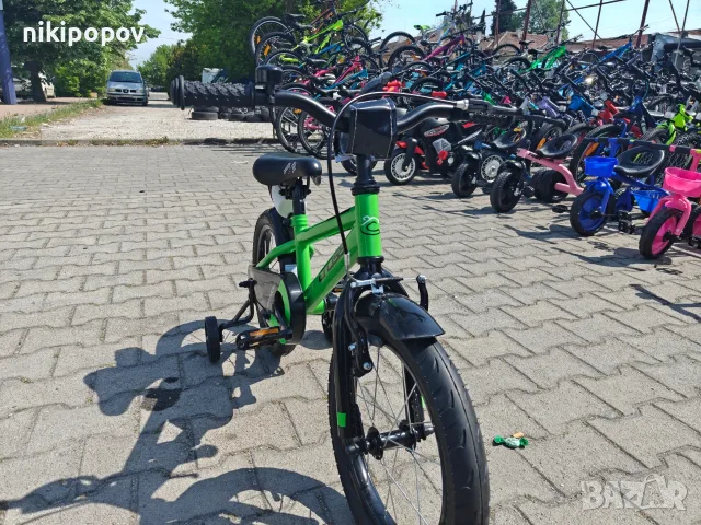 CROSS Детски велосипед 14" PATROL зелен, снимка 5 - Велосипеди - 56528652