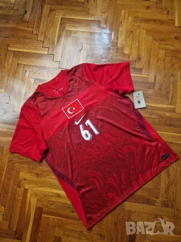 Страхотна мъжка футболна тениска NIKE TURKEY 26, нова с етикет, размер XL, снимка 5 - Тениски - 55990985