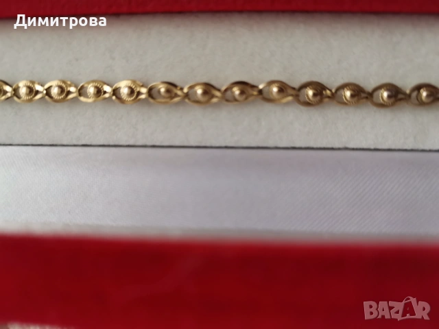 Нова златна гривна, снимка 3 - Гривни - 54068344