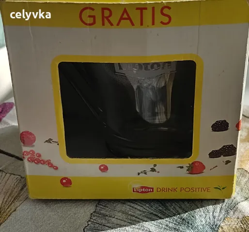 Чаша за чай Lipton, снимка 2 - Чаши - 50172170