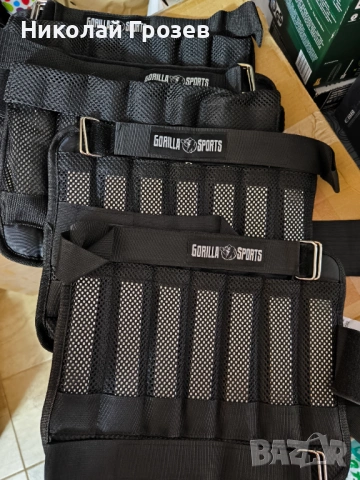 Регулируеми тежести за ръце и крака GORILLA SPORTS®, снимка 4 - Фитнес уреди - 53938518