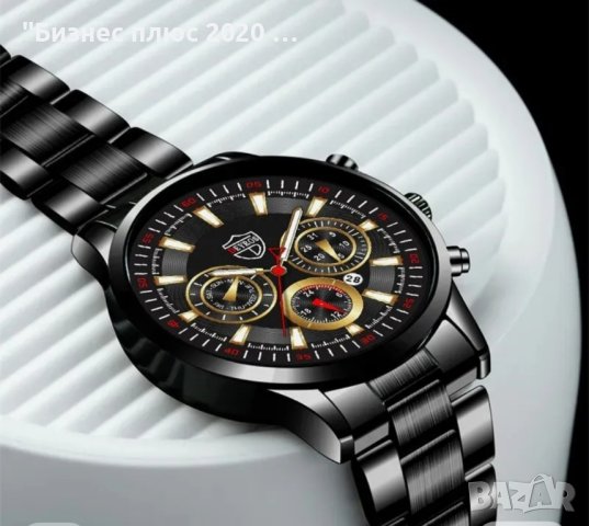 Комплект мъжки часовник DEYROS с кожна гривна, снимка 4 - Мъжки - 42747708