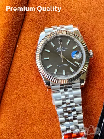 Rolex Datejust Grey 41mm, снимка 6 - Мъжки - 49980731