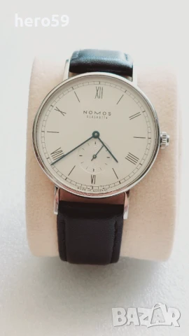 Оригинален, стилен Мъжки колекционен часовник ''NOMOS Glashütte''-37.5mm.Глазхюте., снимка 1