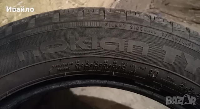 Продавам 2 броя зимни гуми 205.55.16 на 1 сезон дот 2021 Nokian , снимка 4 - Гуми и джанти - 55851277