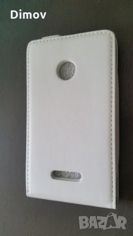 КОЖЕН КАЛЪФ ТИП ТЕФТЕР SLIM FLIP ЗА MICROSOFT LUMIA 435