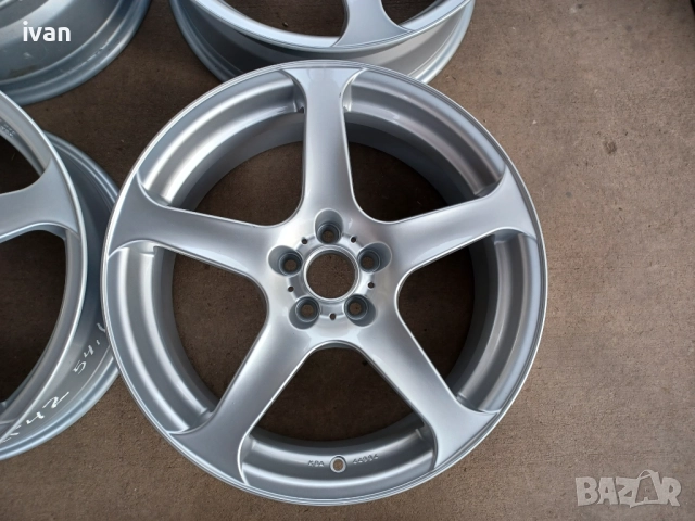 4 бр. чисто нови алуминиеви джанти AEZ 18 цола 5x100, централен отвор 54.1 , ET42, 7J, снимка 3 - Гуми и джанти - 51542748