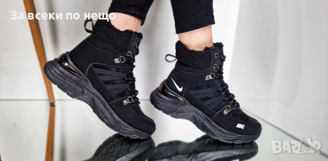 Nike Дамски Зимни Меки И Топли Боти С Пух Найк - Налични Различни Цветове Код P1789, снимка 18 - Дамски боти - 53001807