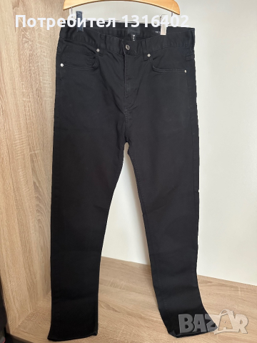 Мъжки черни дънки H&M, размер 30, снимка 1 - Дънки - 44612080