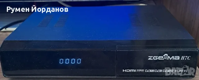 Приемник Zgemma H7C+120 GB SSD.