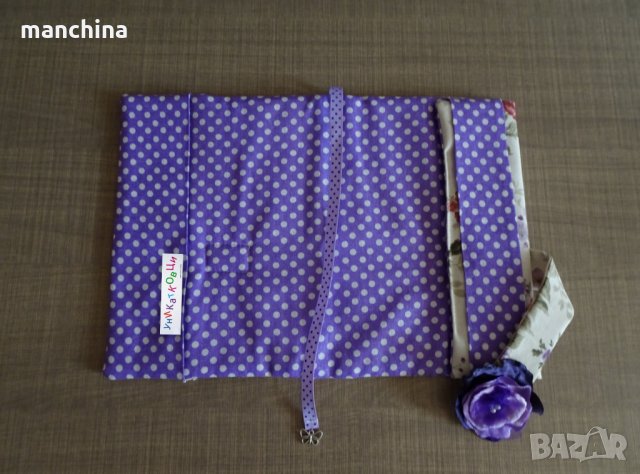 Сет в лилаво-Несесер,обложка за книга и калъф за очила, снимка 7 - Подаръци за жени - 29382388